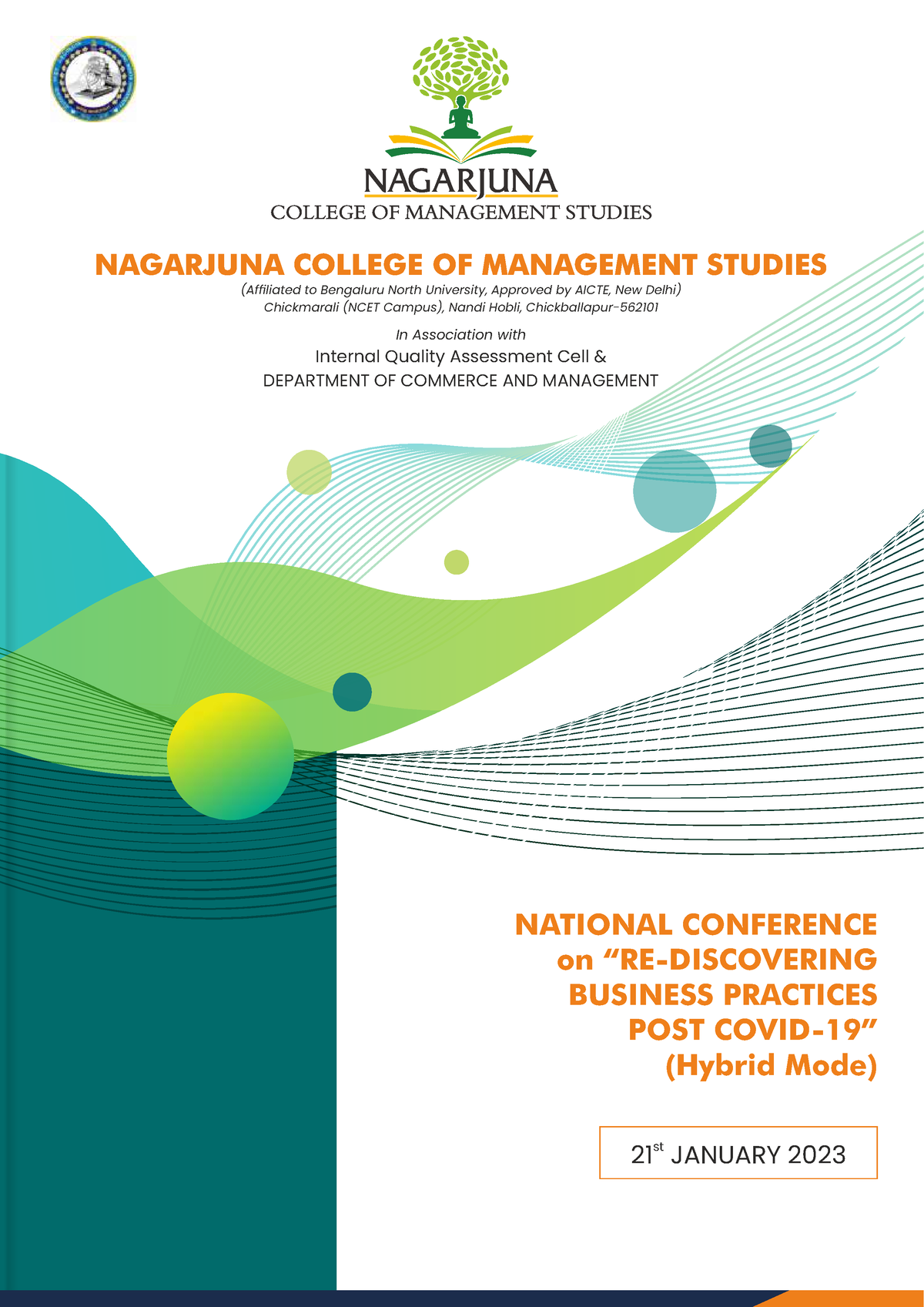 NCMS Conference Brochure 23 (web) NAGARJUNA COLLEGE OF MANAGEMENT