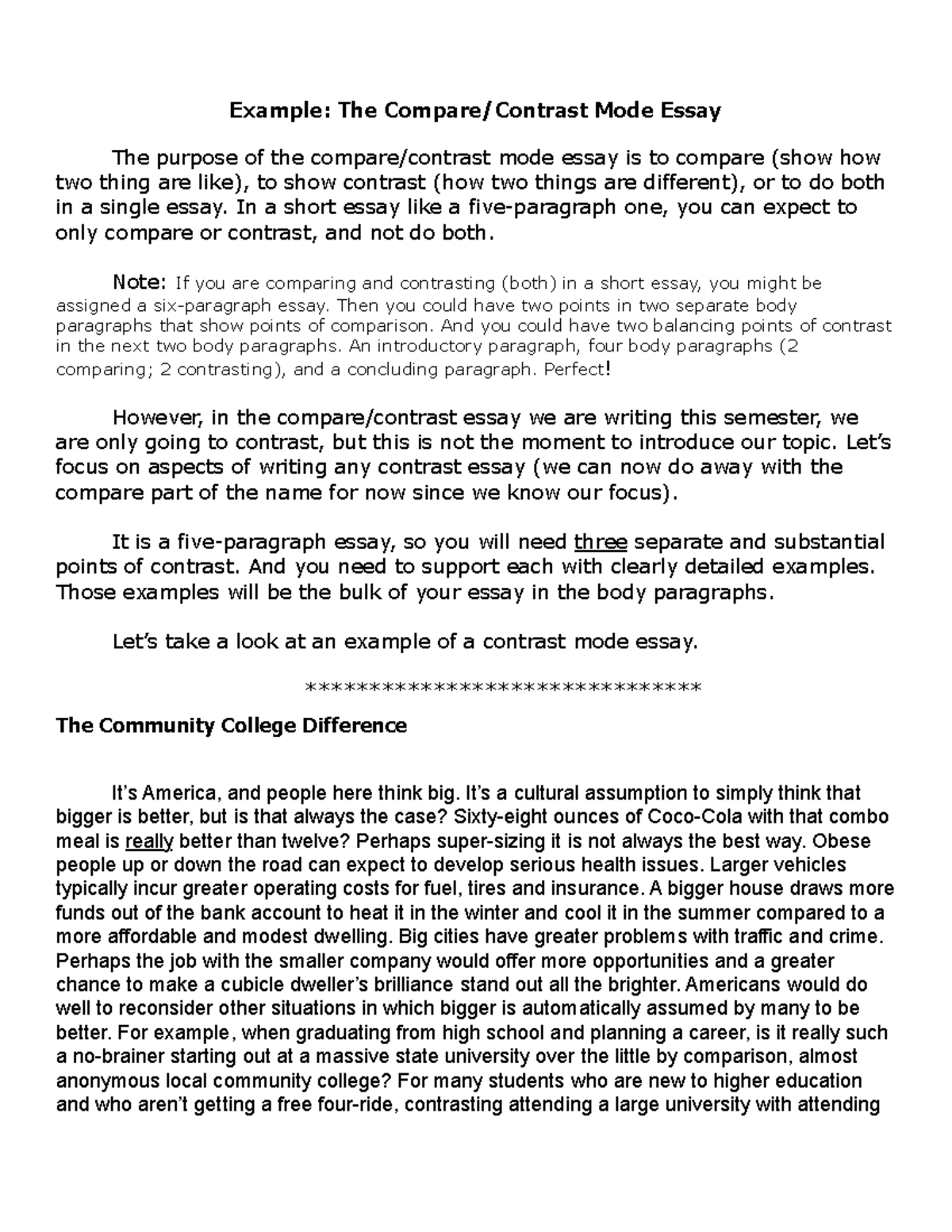 compare and contrast essay new york and los angeles