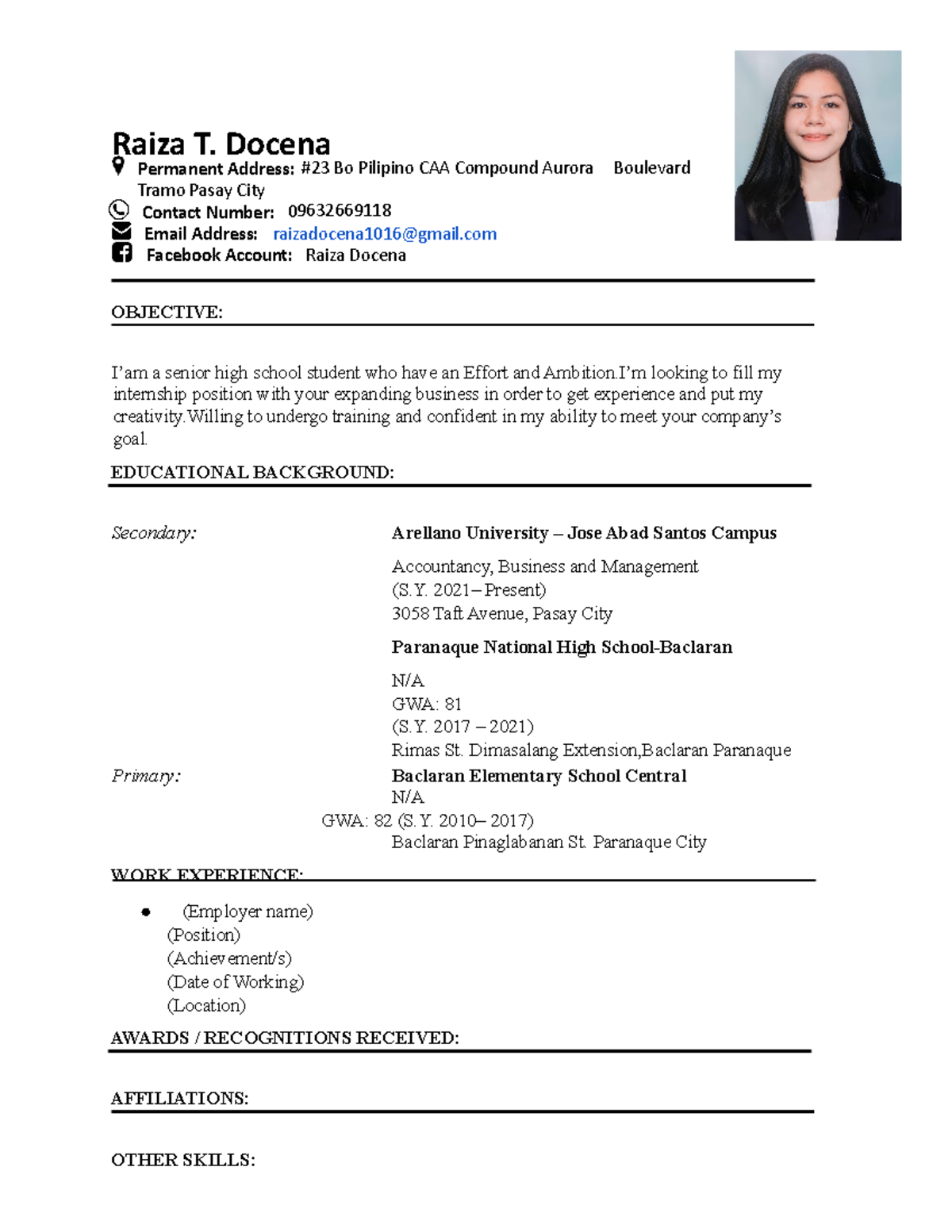 Inbound 4206598957738912343 - OBJECTIVE: I’am a senior high school ...
