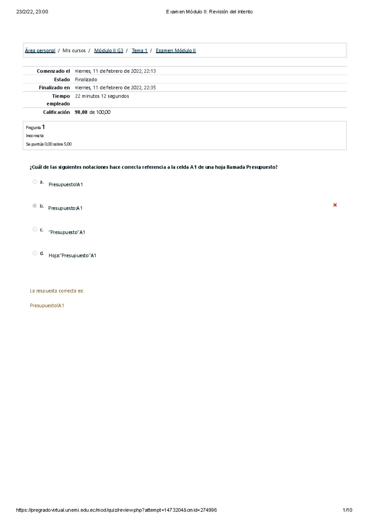 Modulo 2 Ofimatica - com - Área personal / Mis cursos / Módulo II G3 ...