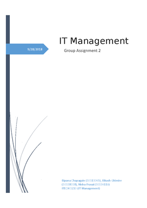ITC Assignment 1 - Information technology ethics - Assignment 1: Doing ...