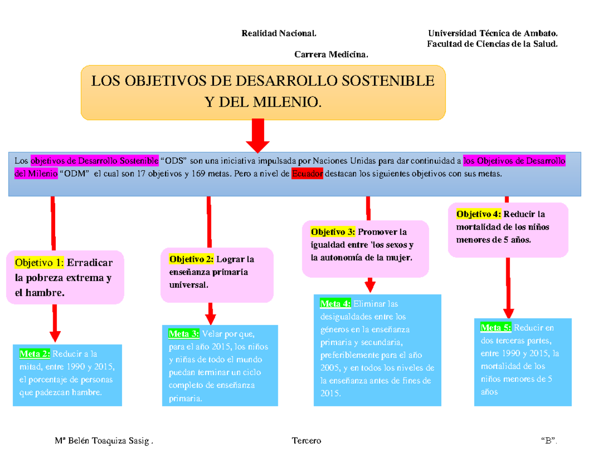 LOS Objetivos DE Desarrollo Sostenible Y DEL Milenio Warning TT 