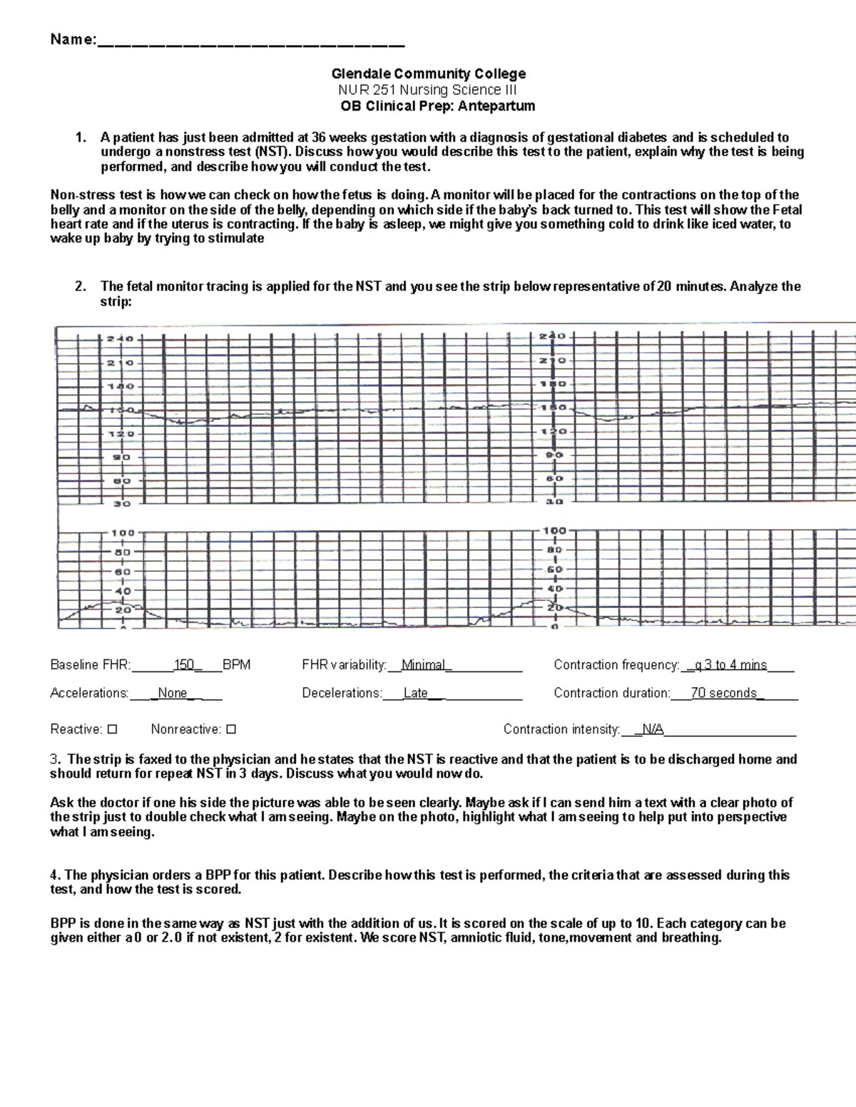 Completed Clinical prep antepartum updated 2013-1-1 - Name