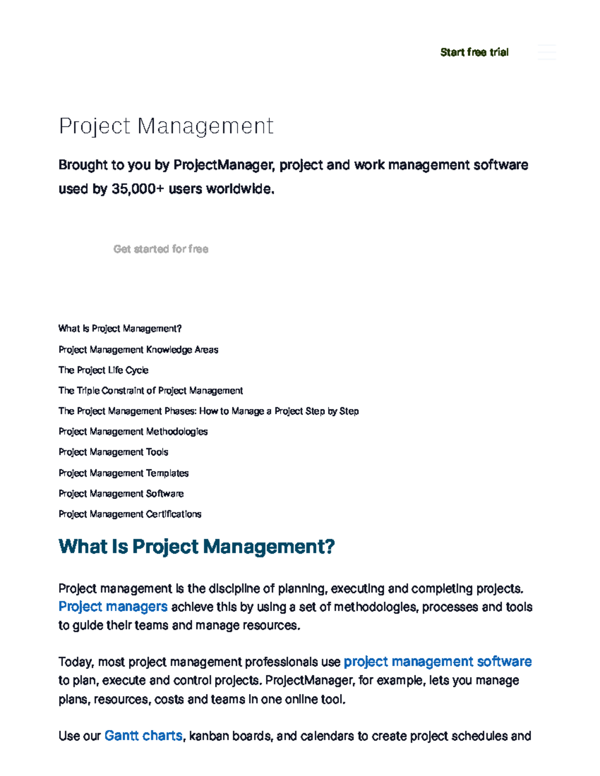 What Is Project Management The Ultimate Guide Project Manager - What Is ...