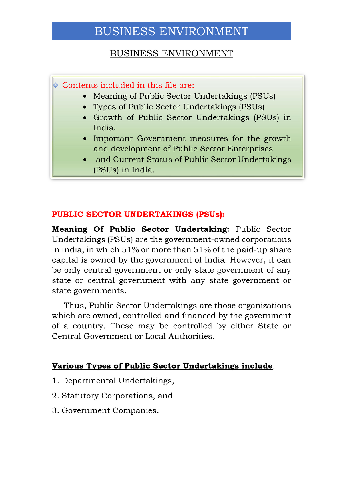 public-sector-undertakings-psus-in-india-growth-and-current-status