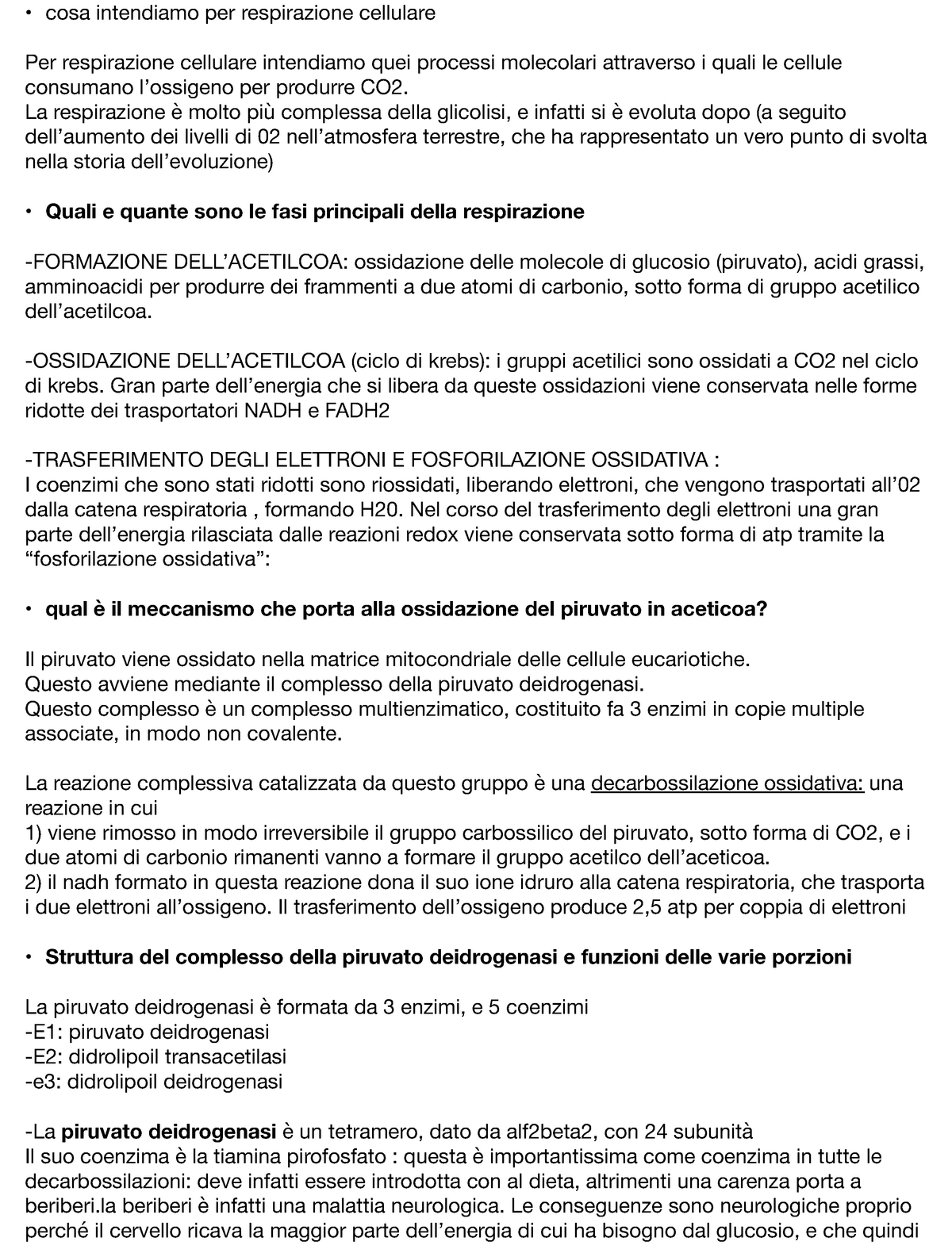 Complesso Della Piruvato Deidrogenasi - Cosa Intendiamo Per ...