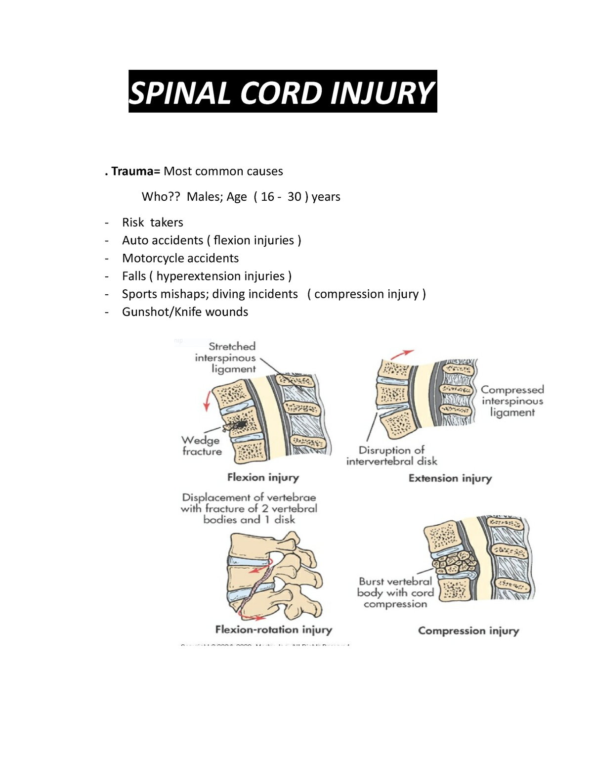 13 Spinal CORD Injuries ( Spicially For Midical Nursing ) - SPINAL CORD ...