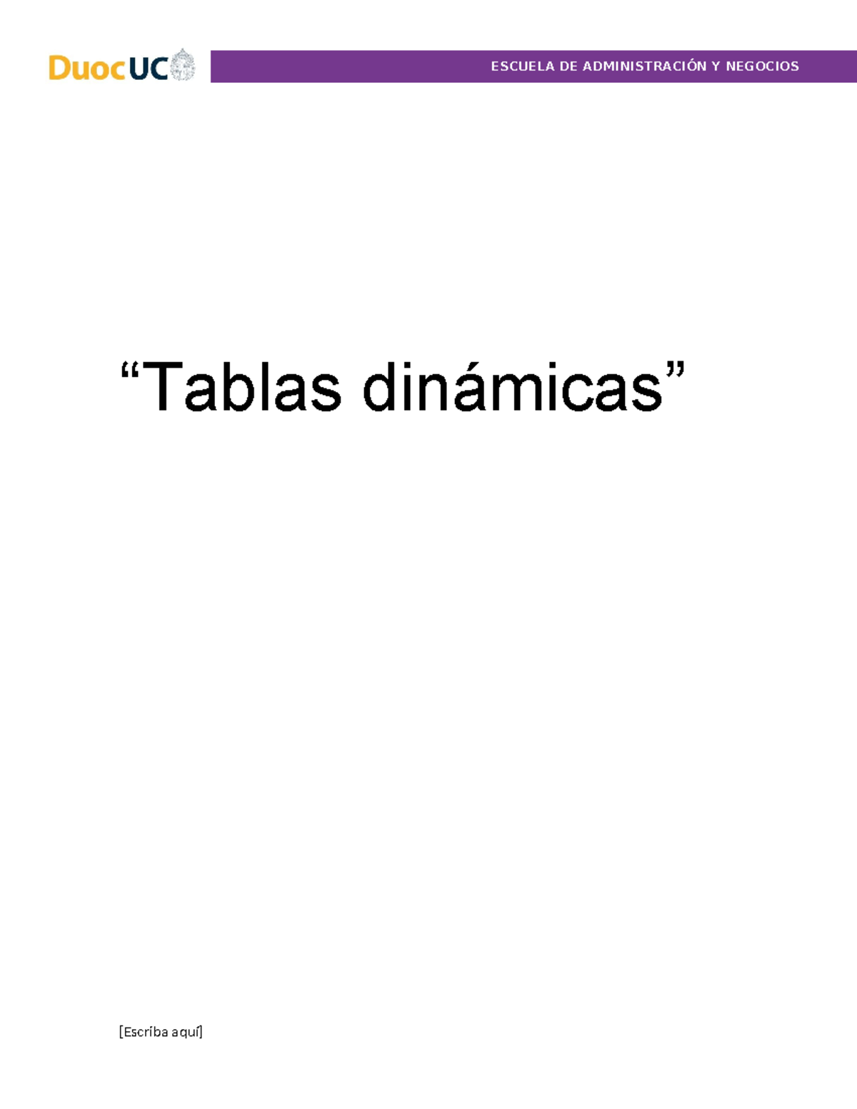 Tablas dinamicas - “Tablas dinámicas” Introducción Las tablas dinámicas ...