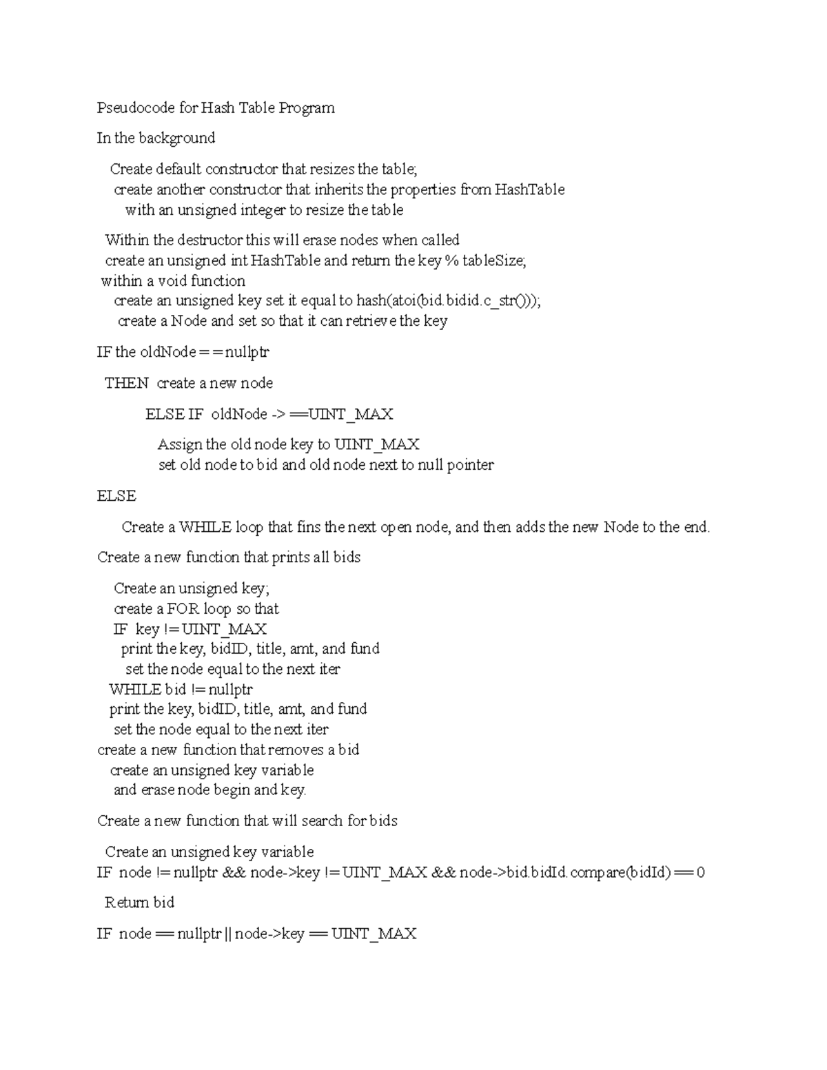 cs-300-pseudocode-for-hash-table-program-pseudocode-for-hash-table