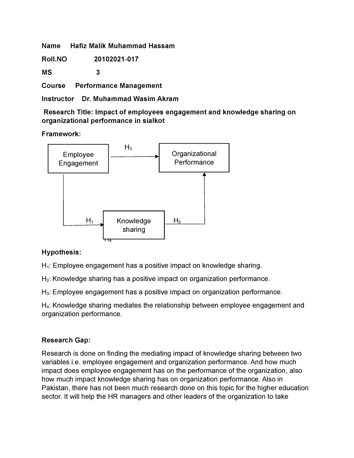 performance management research paper