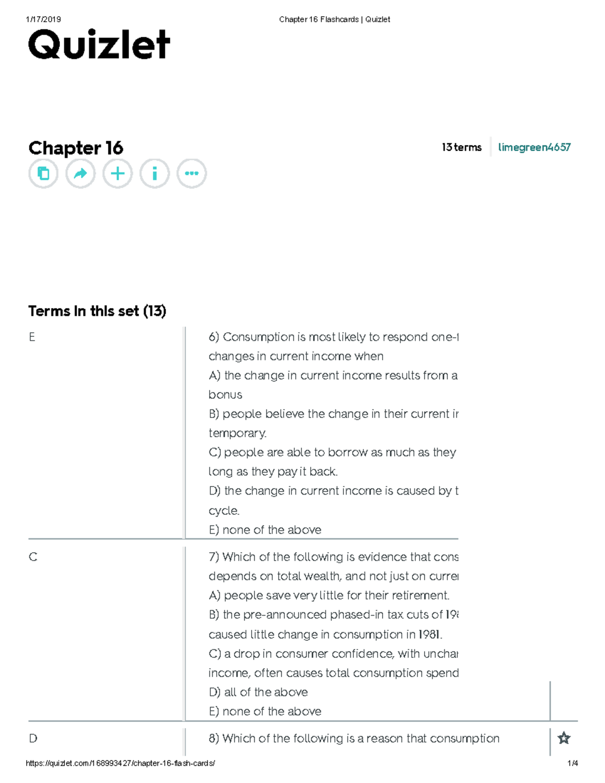 Chapter 16 Flashcards Quizlet - 1/17/2019 Chapter 16 Flashcards ...