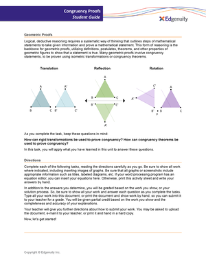 Circle Constructions - Student Guide - Part 2 - Geometric Constructions ...