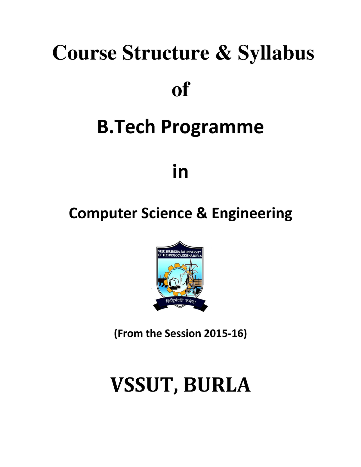 CSE-B - CSE-B.Tech-syllabus - Course Structure & Syllabus Of B ...