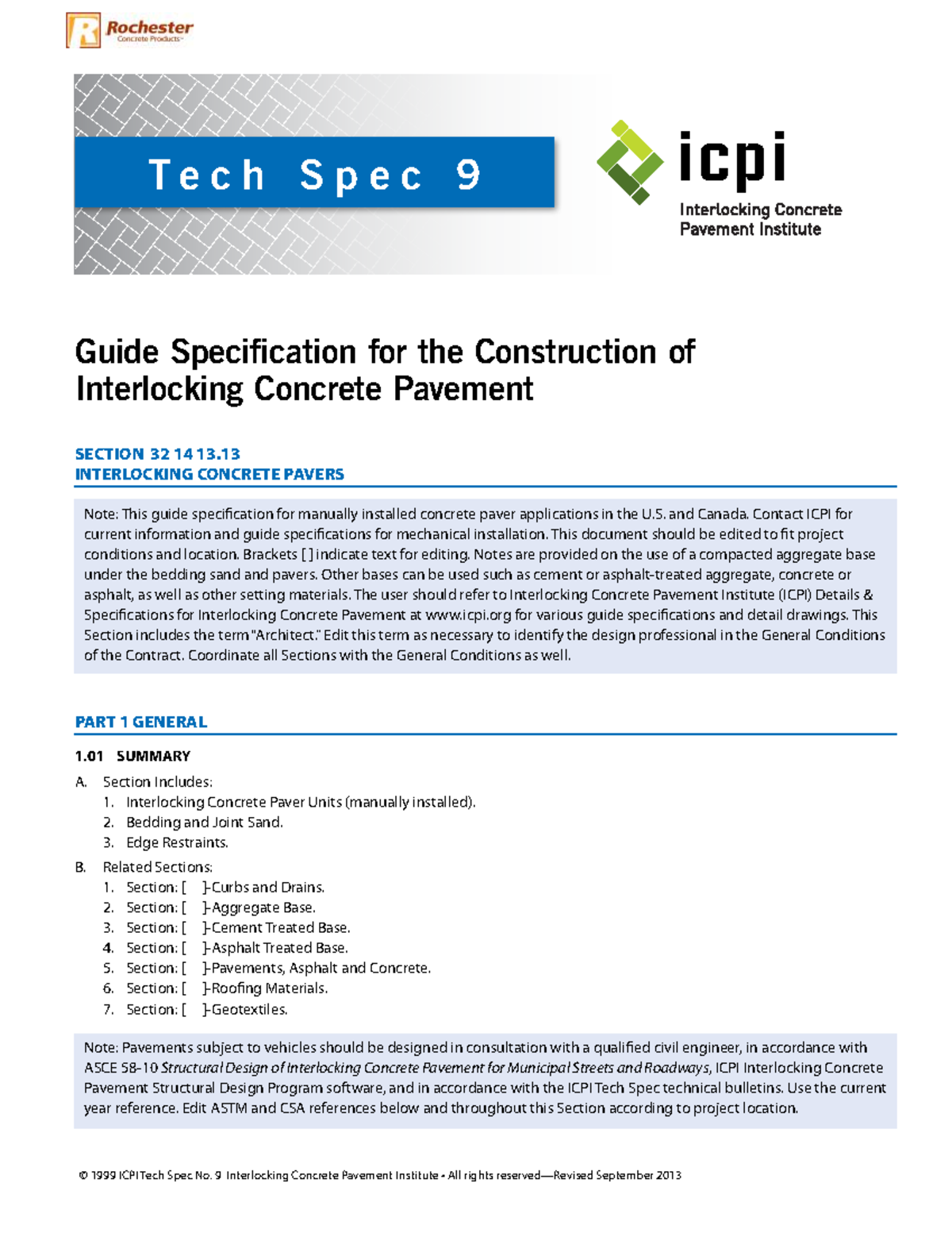 Guide Specification for the Construction of interlocking concrete ...