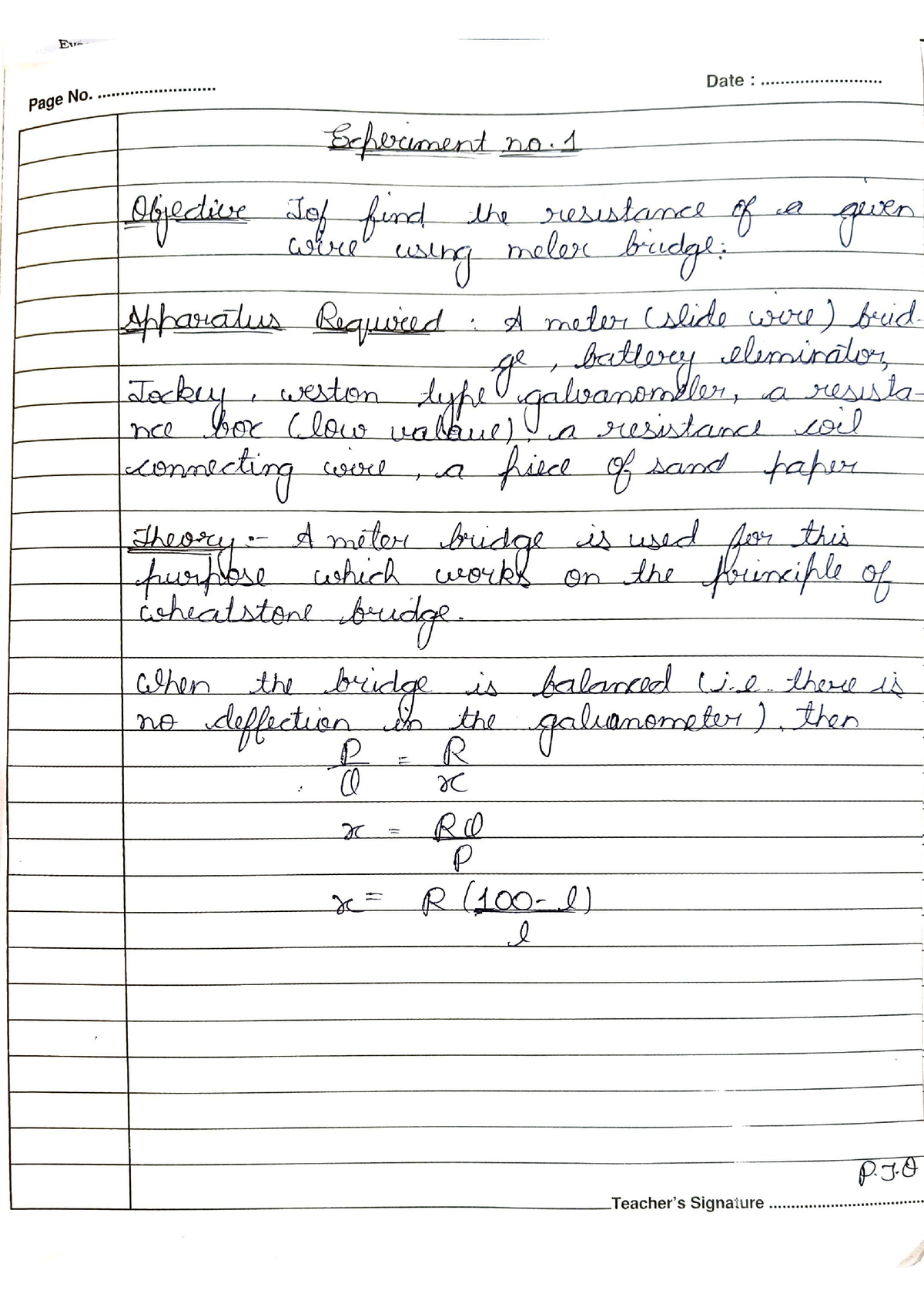 Physics Lab Manual 2023-24 - Btech - Studocu