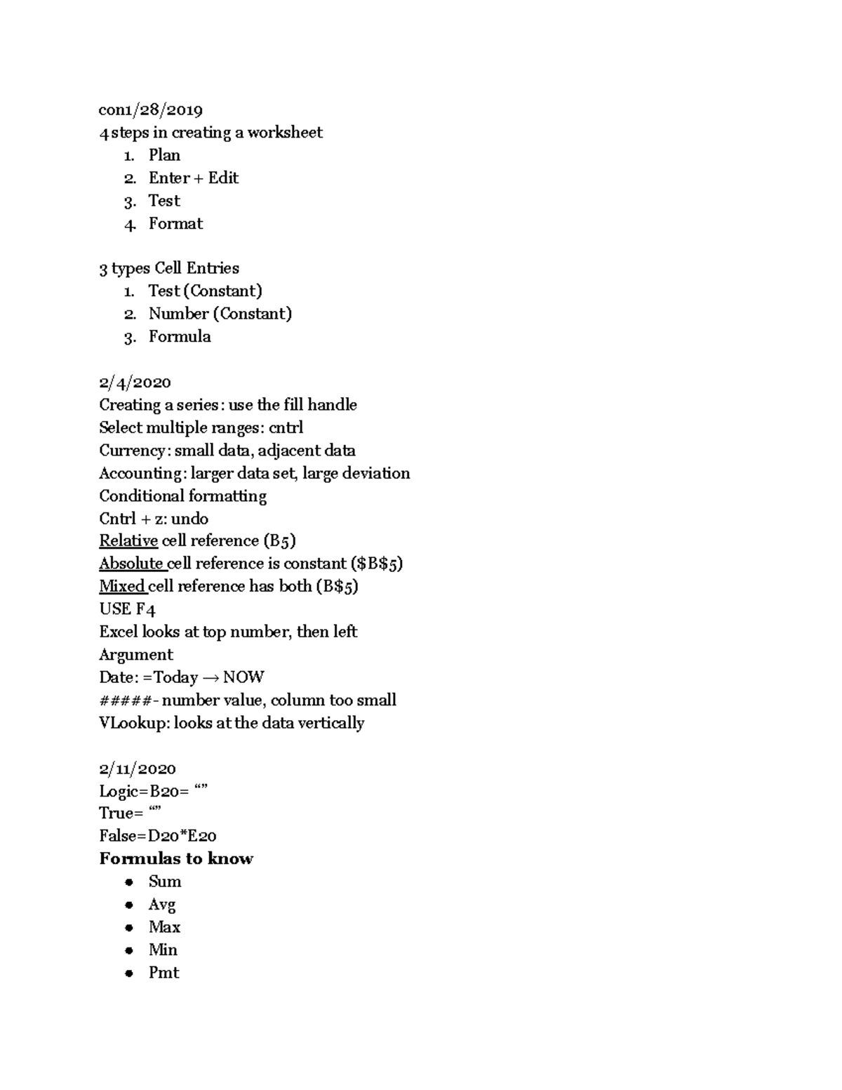 notes-mg153-con1-28-4-steps-in-creating-a-worksheet-1-plan-2-enter