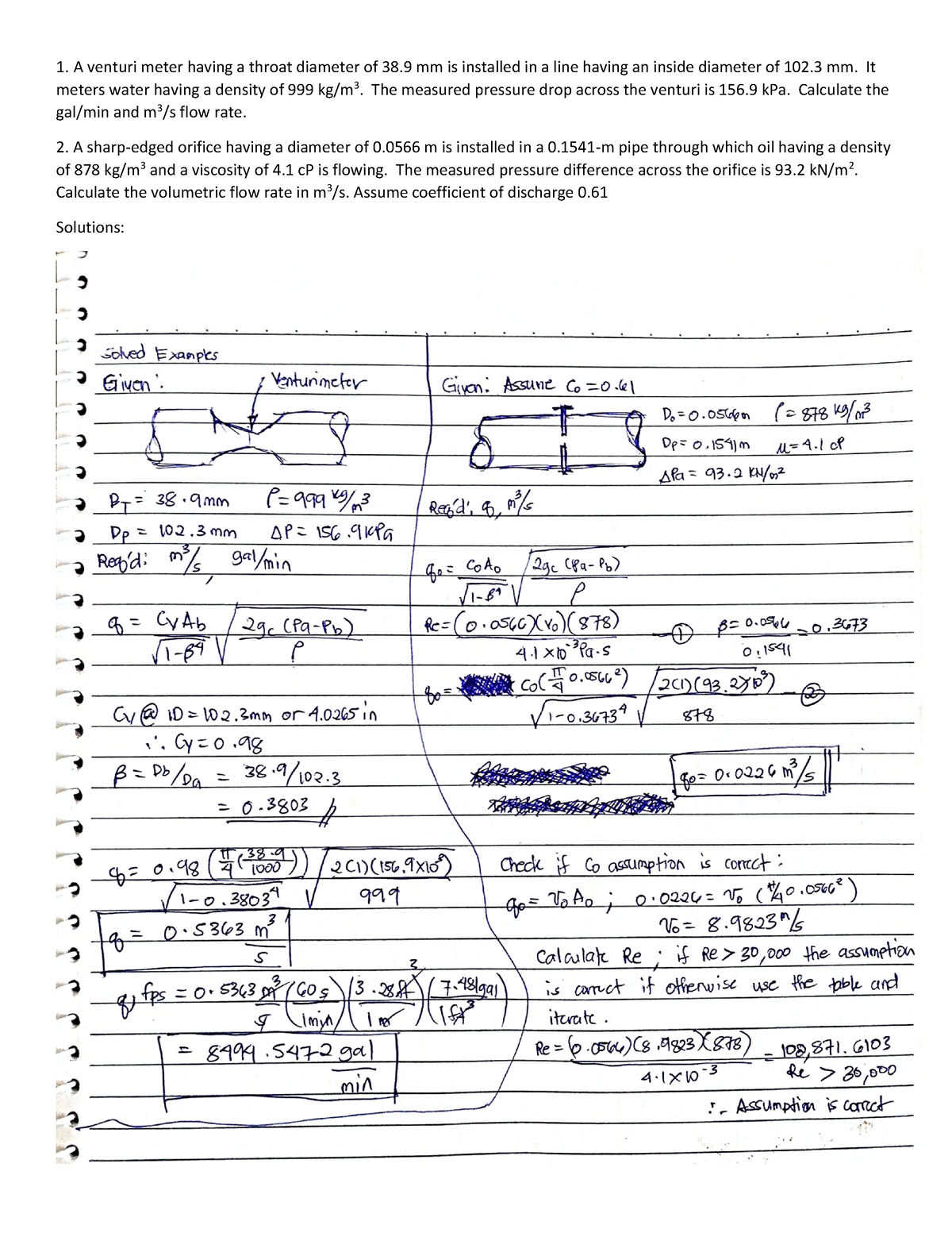 examples-for-flow-meters-a-venturi-meter-having-a-throat-diameter-of