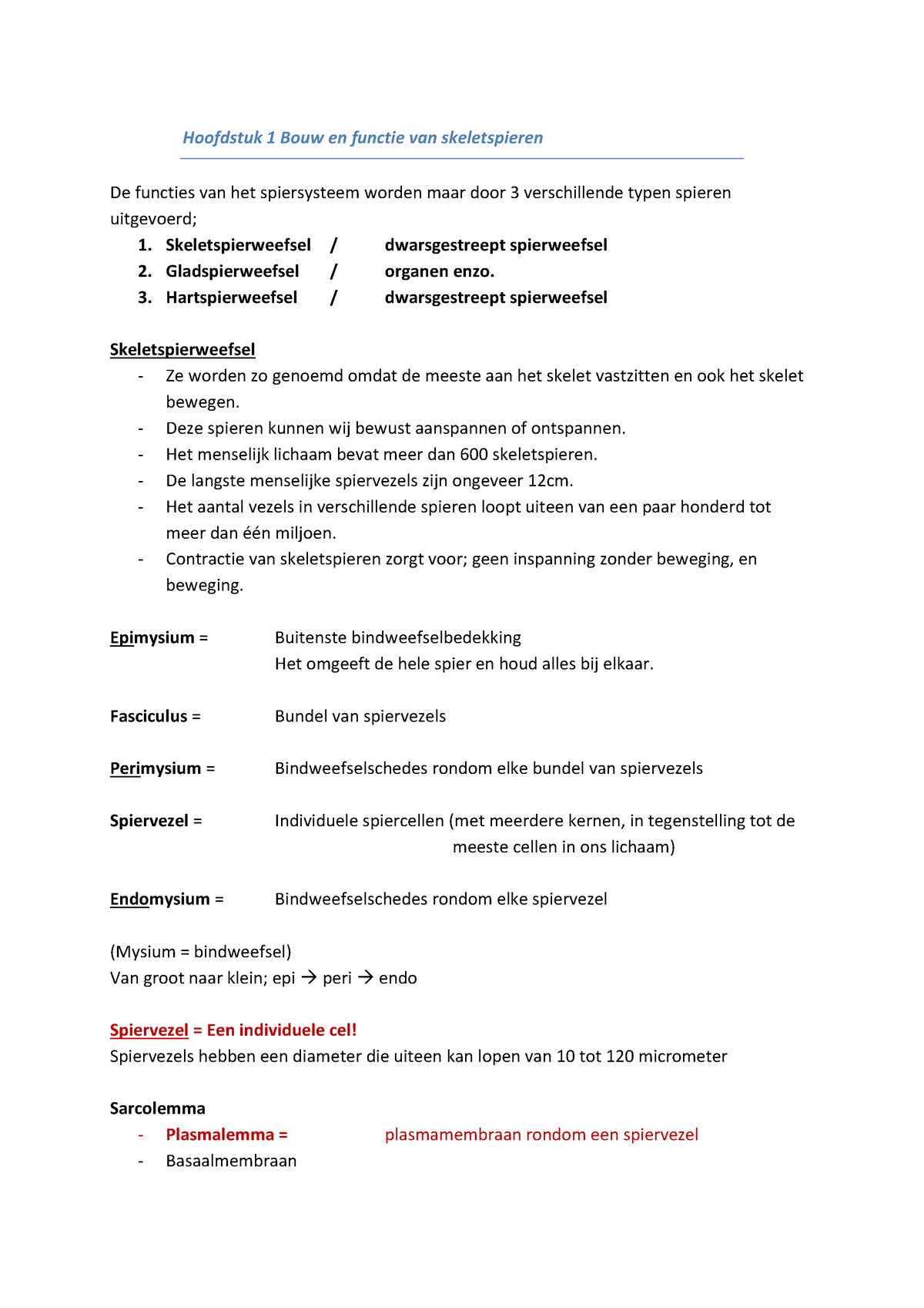 Samenvatting Inspannings- en Sportfysiologie - Hoofdstuk 1, 2, 5, 7-10 ...