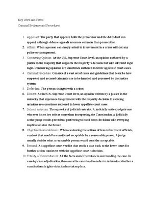 Introduction of Criminal Procedures Chapter 1 - Affirm: An appellant ...
