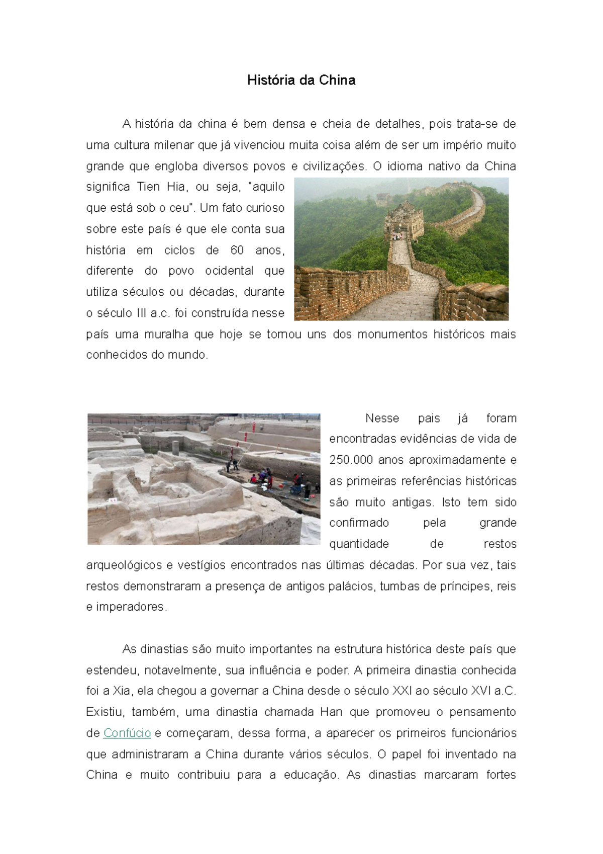 Resumo - China - da China A da china bem densa e cheia de detalhes ...