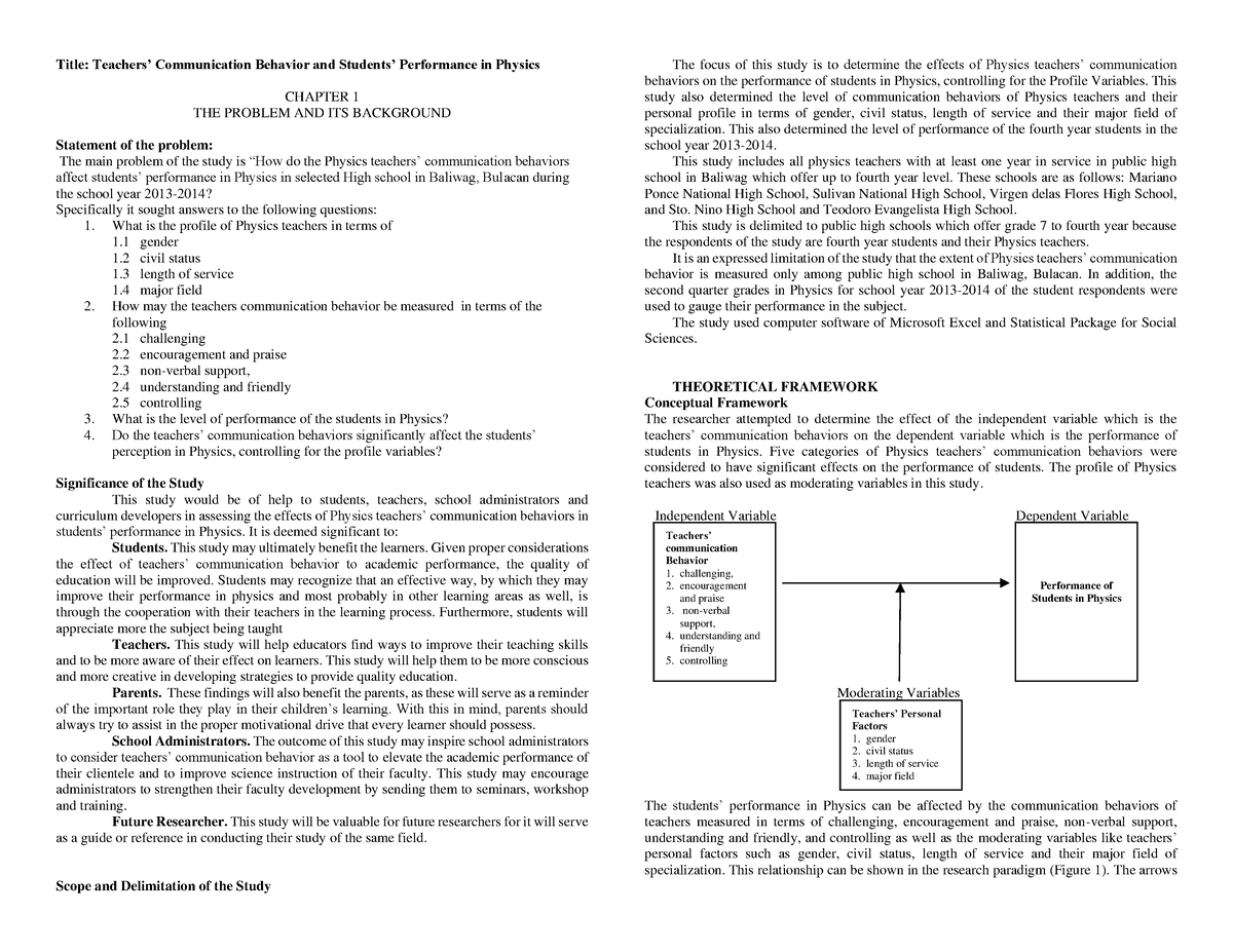 research proposal on communication