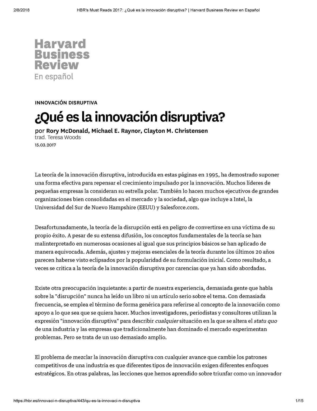 Innovacion Disruptiva - ####### INNOVACIÓN DISRUPTIVA ¿Qué Es La ...