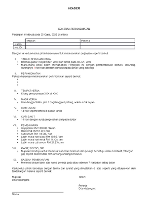 Assignment 2 – Group Contribution Agreement G1 P3 - UAMP3074 Social ...