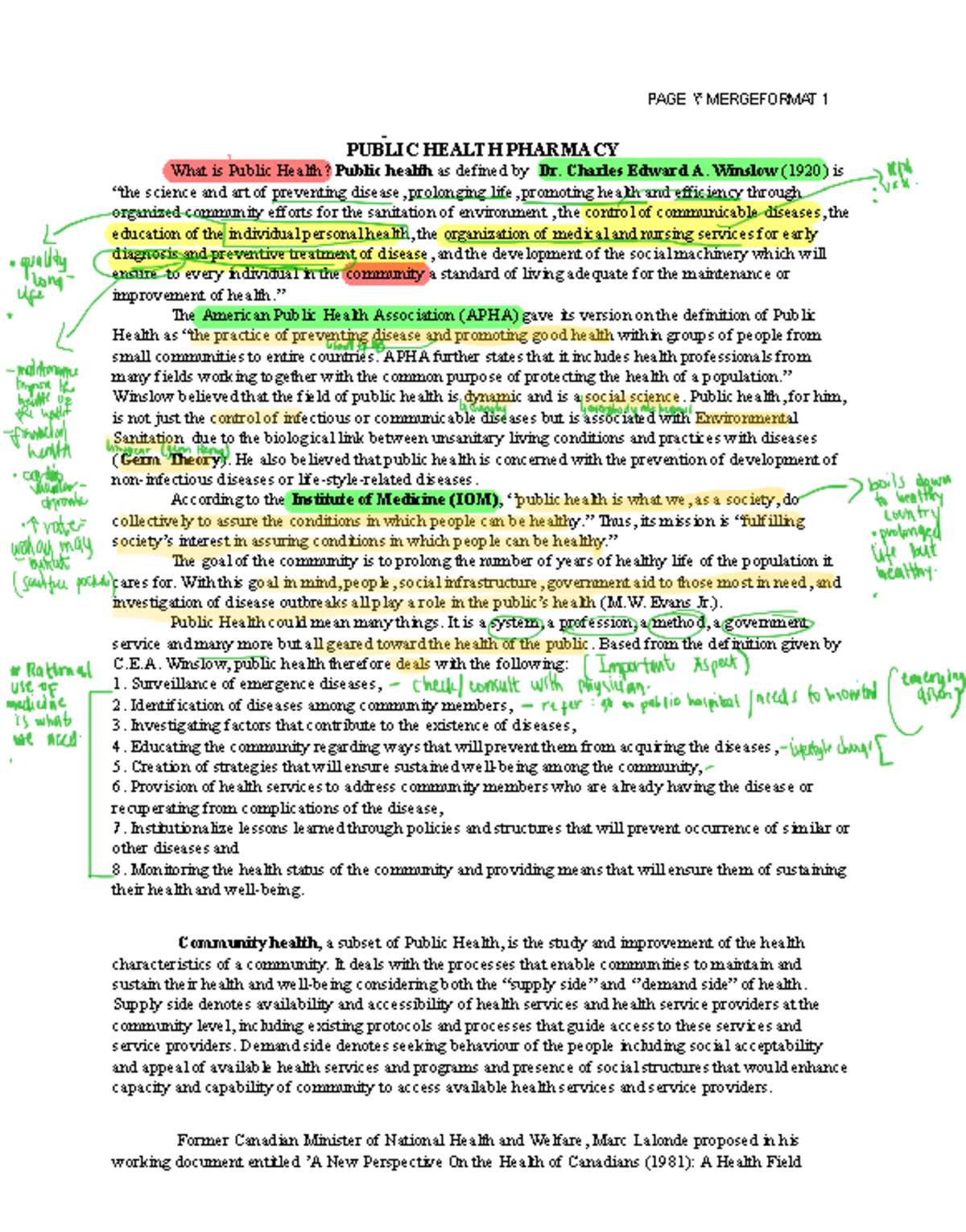 Prelims- Pubhealth - Plungcb - PAGE * MERGEFORMAT 1 PUBLIC HEALTH ...