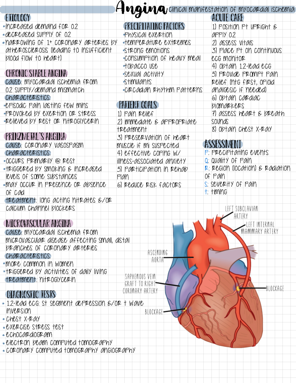 Angina - Studocu