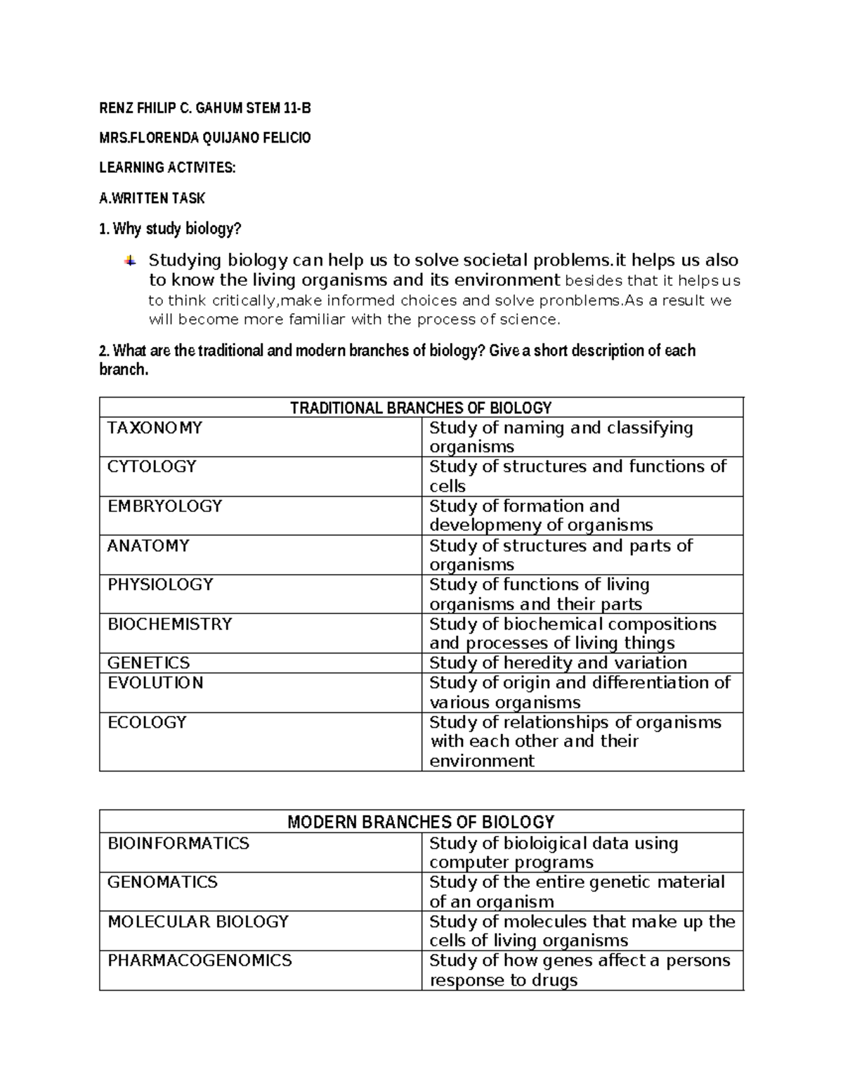 606309512-Biology - this is my biological practice material - RENZ ...
