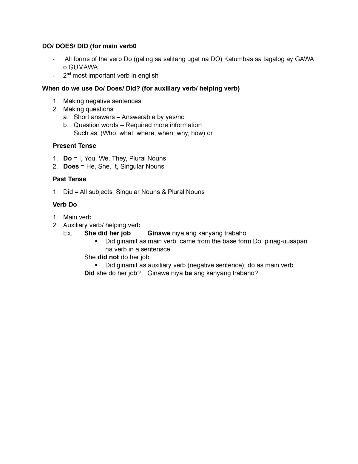 do-does-did-lecture-notes-2-do-does-did-for-main-verb-all-forms-of-the-verb-do-galing-sa