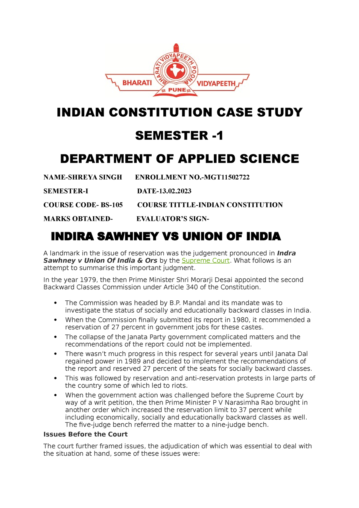 thesis on indian constitution