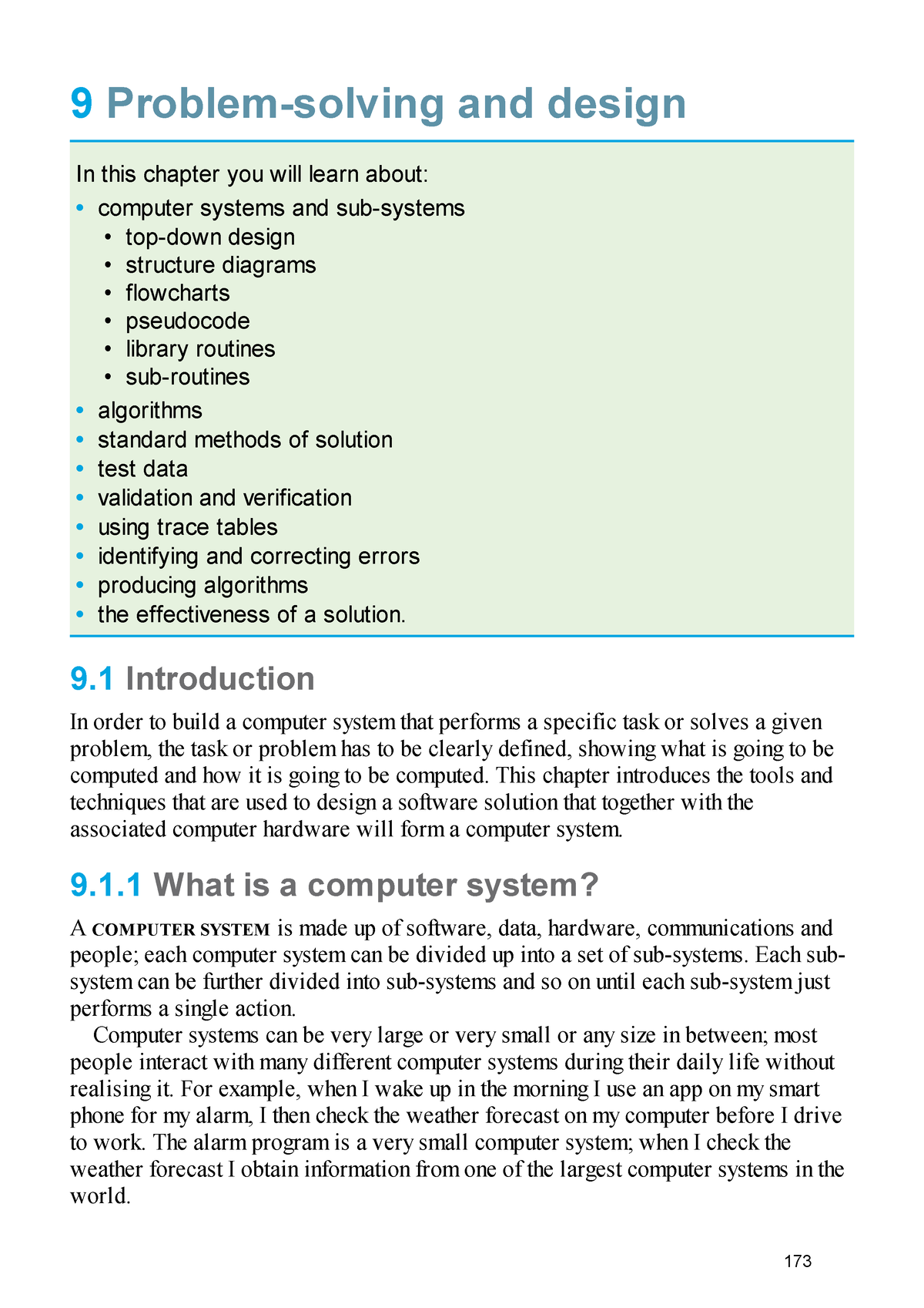 chapter 9 the problem solving and design process