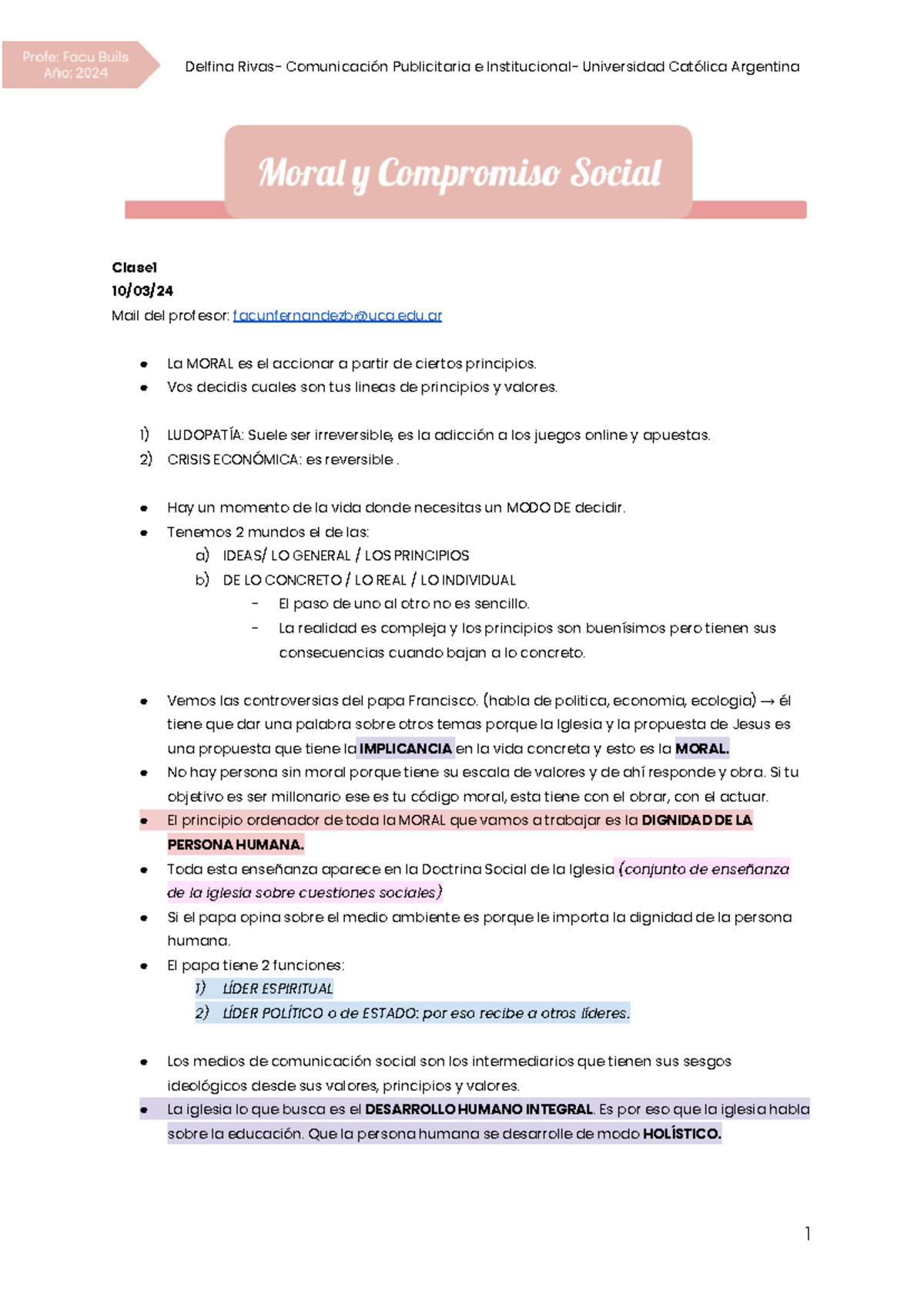 Final- Moral y Compromiso Social- Delfina Rivas - Clase 10/03/ Mail del ...