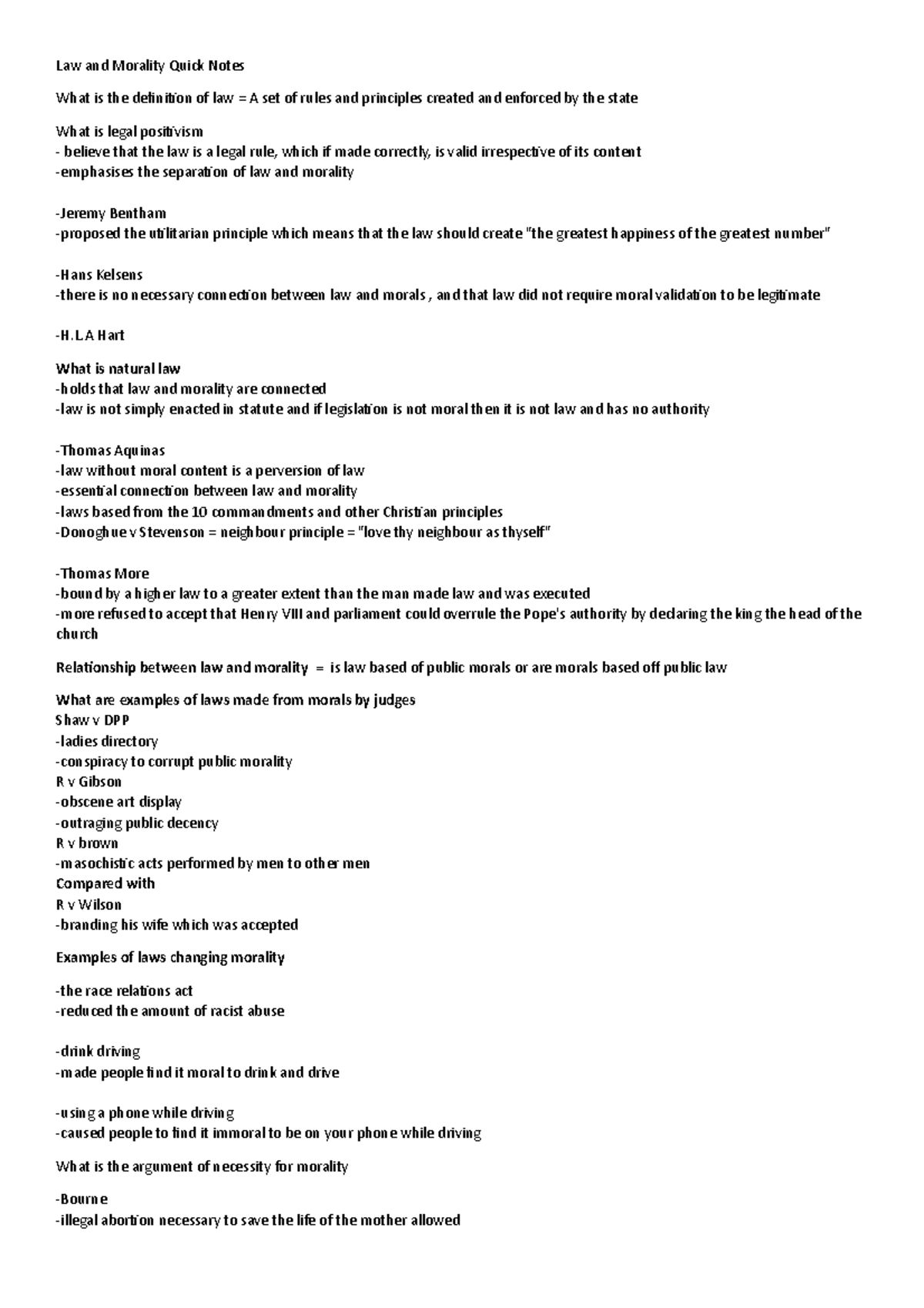 law-and-morality-quick-notes-l-hart-what-is-natural-law-holds-that