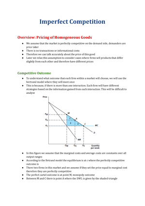 Assumption of imperfect 2025 market