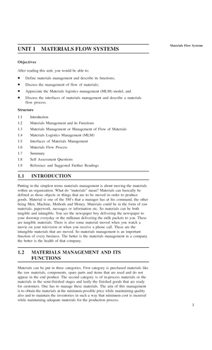 Material Selection Chart - Material Management - Studocu