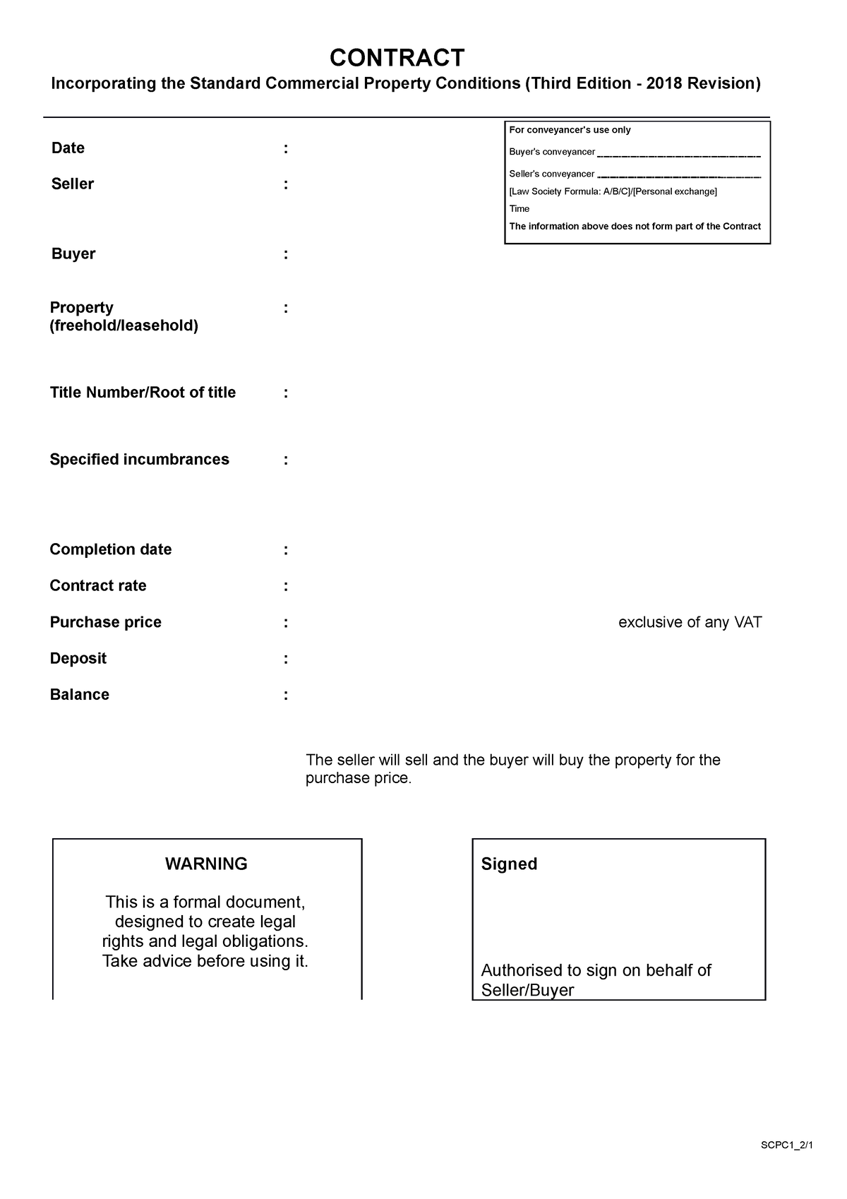 2223-re-ws07-ce01-blank-contract-contract-incorporating-the-standard