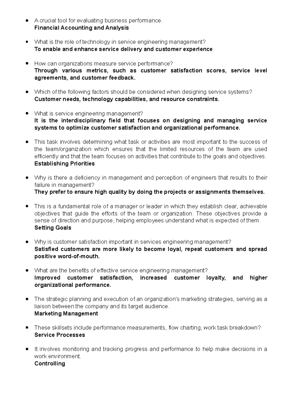 Engineering Management Reviewer - A crucial tool for evaluating ...