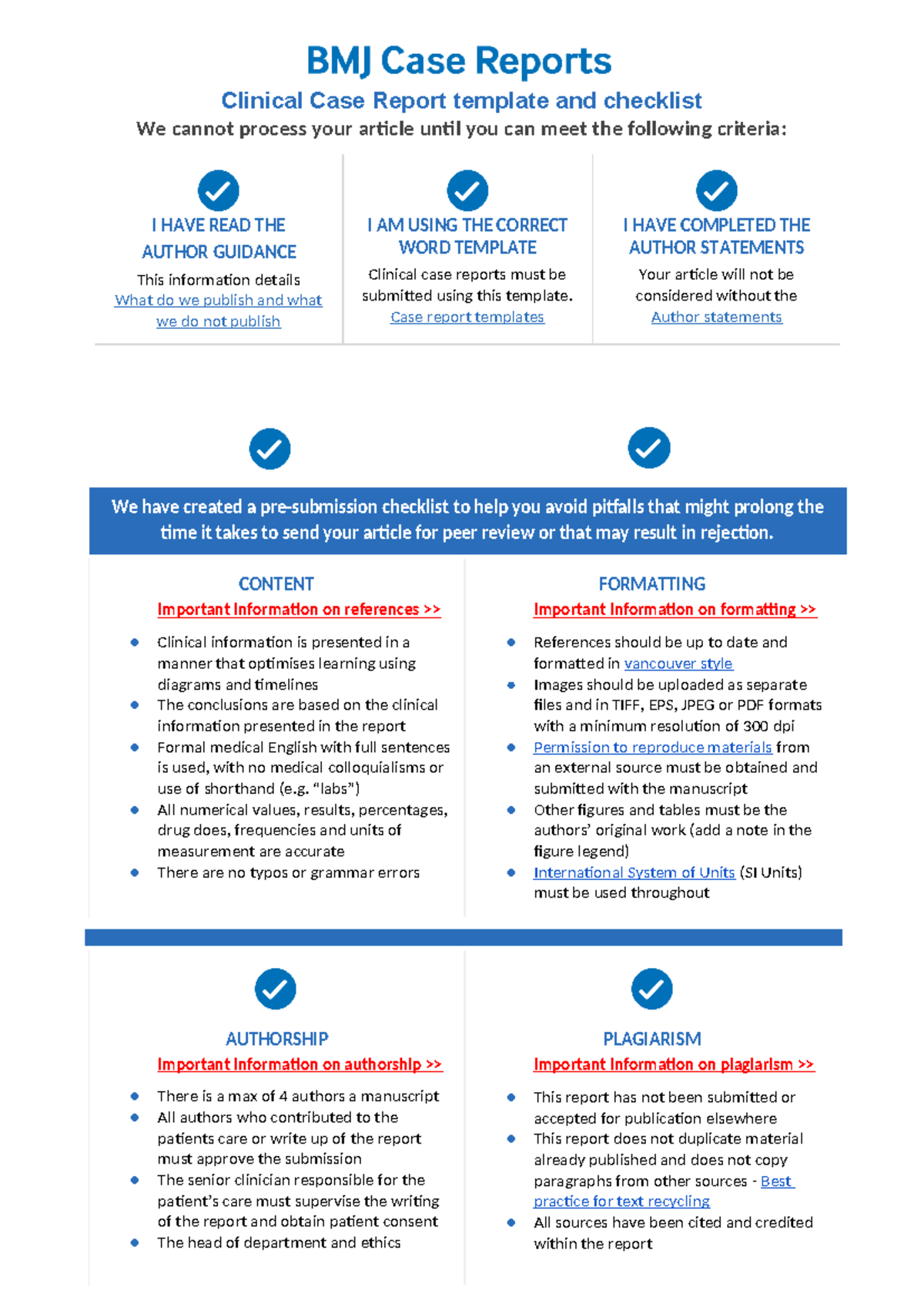 Clinical Case Report template 2023 word - Clinical Case Report template ...