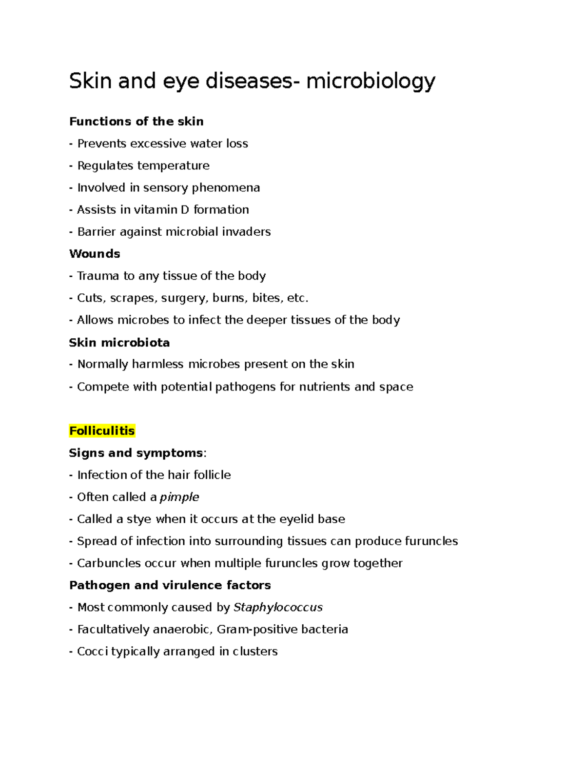 skin-and-eye-notes-skin-and-eye-diseases-microbiology-functions-of