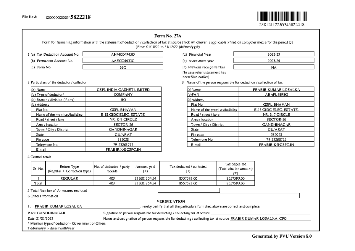 27A AHMG04945 D 26Q Q3 202223 - File Hash 00000000000345822218 ...