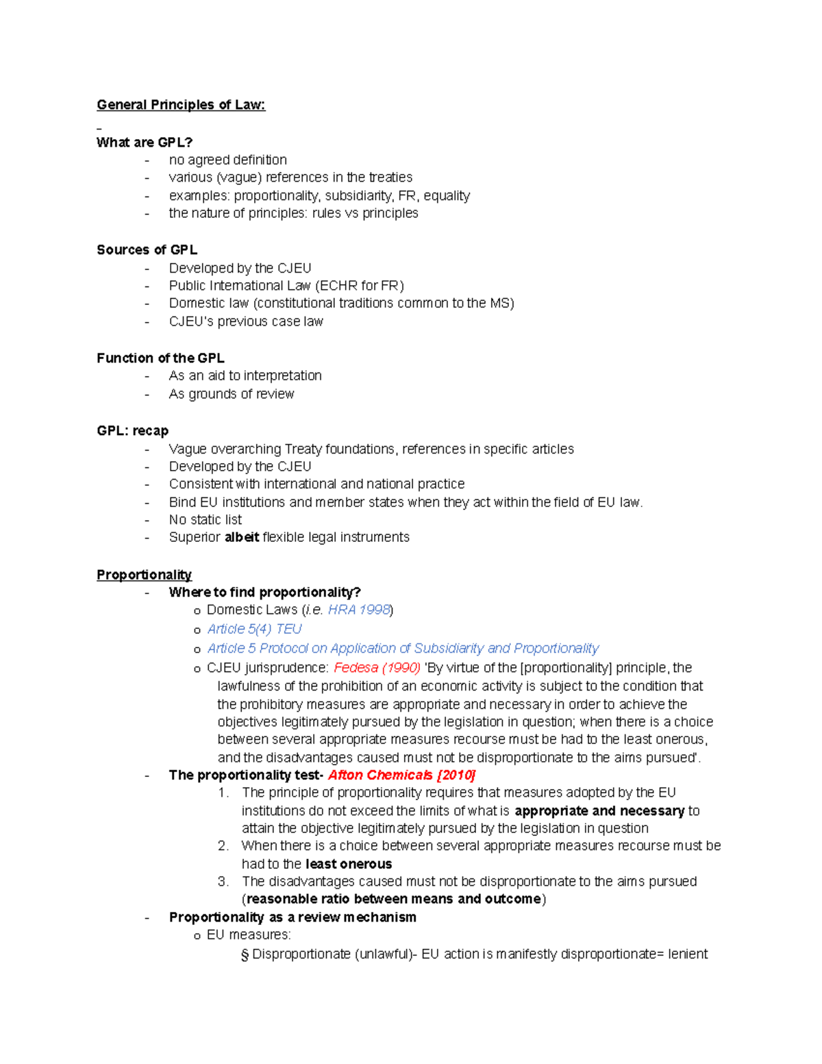 General Principles Of Law General Principles Of Law What Are GPL