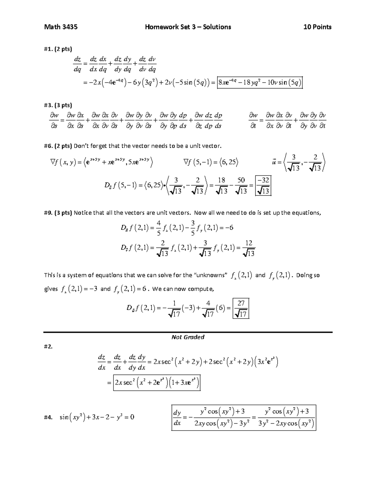 17 Fall Homework 03 Solutions Studocu