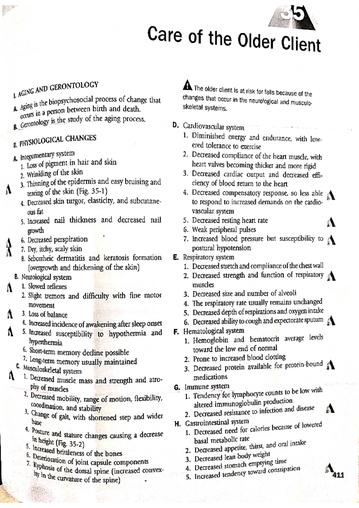 Care of old client - this is study material for medical students for ...