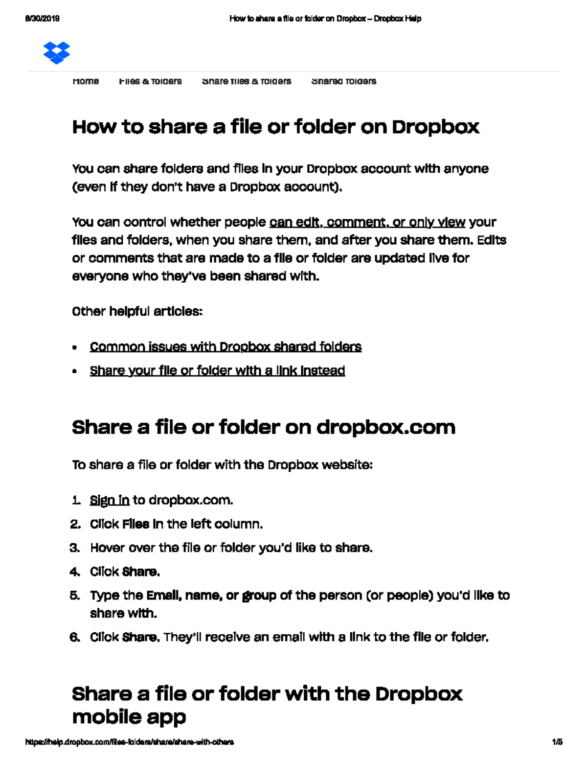 how-to-share-a-file-or-folder-on-dropbox-dropbox-help-geography