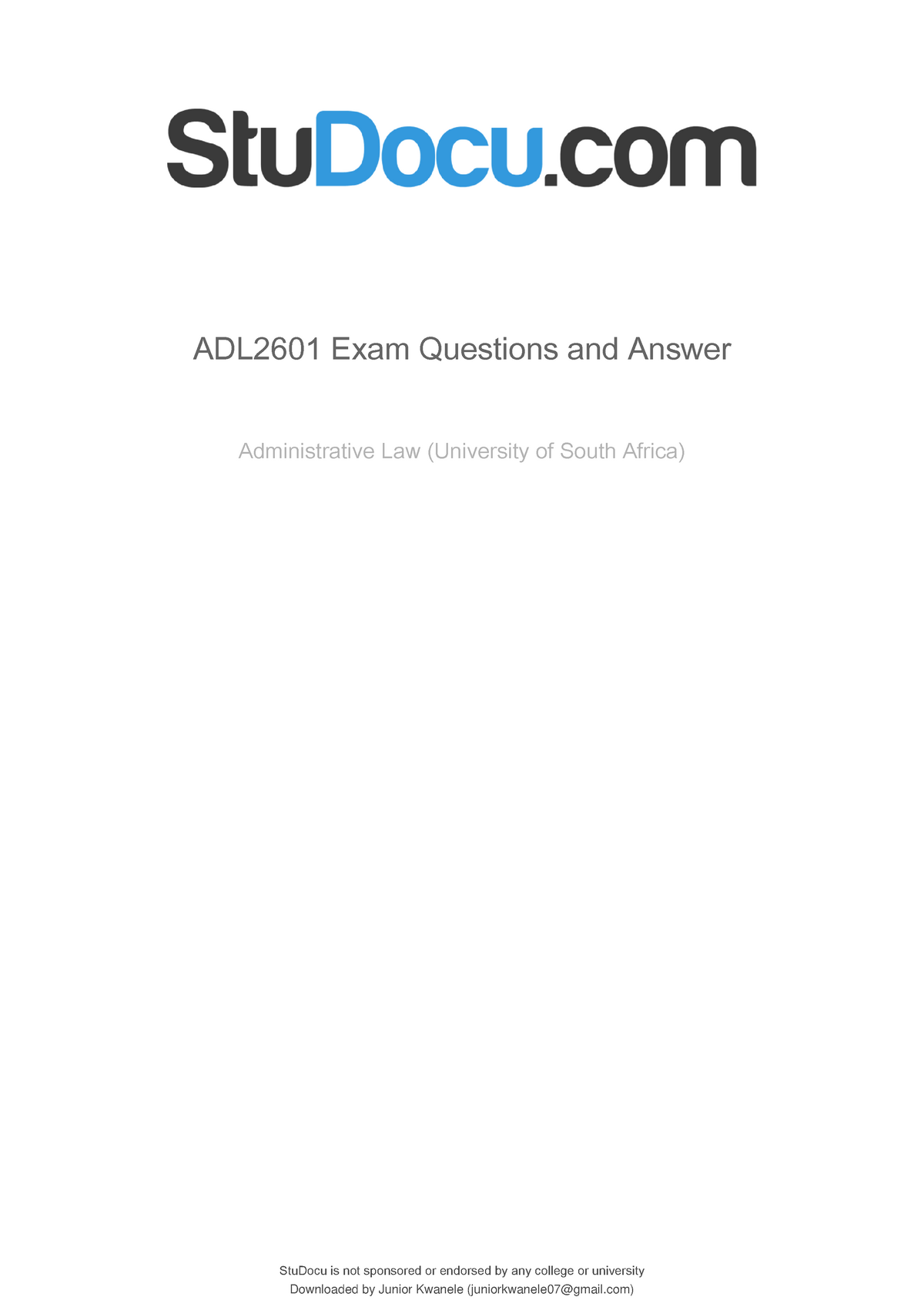 ADX261 Exam Simulator