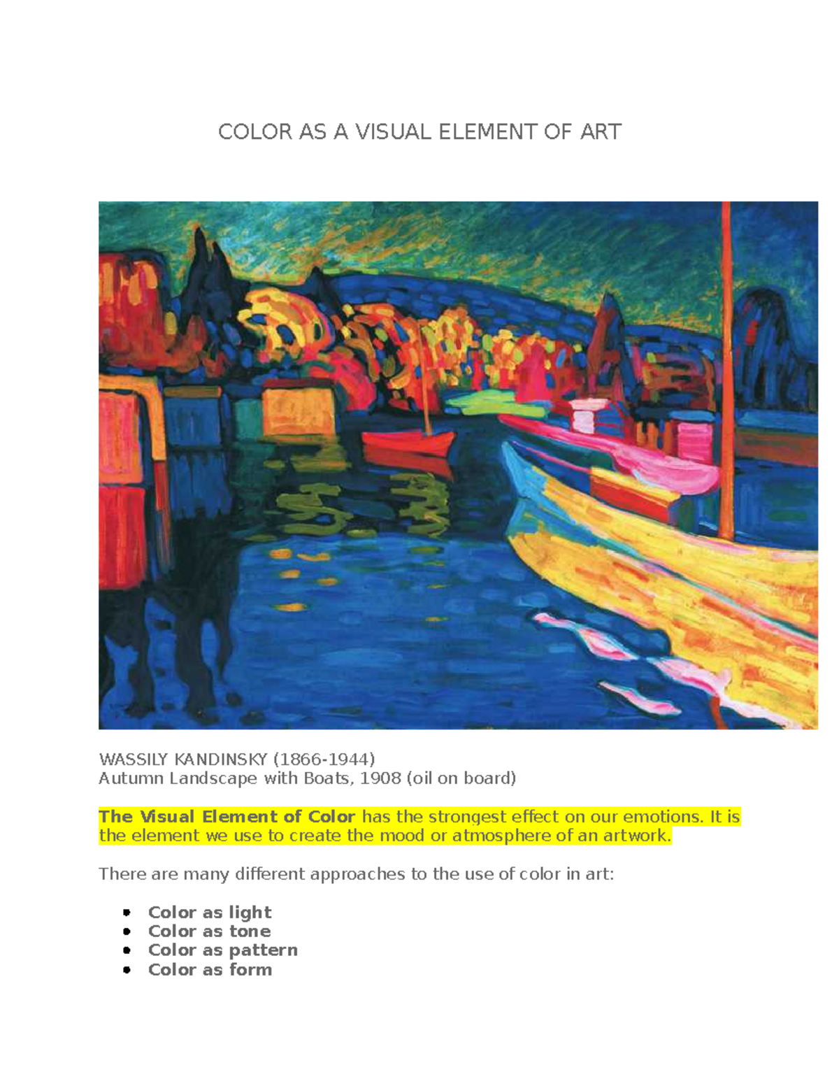 color-as-a-visual-element-of-art-color-as-a-visual-element-of-art