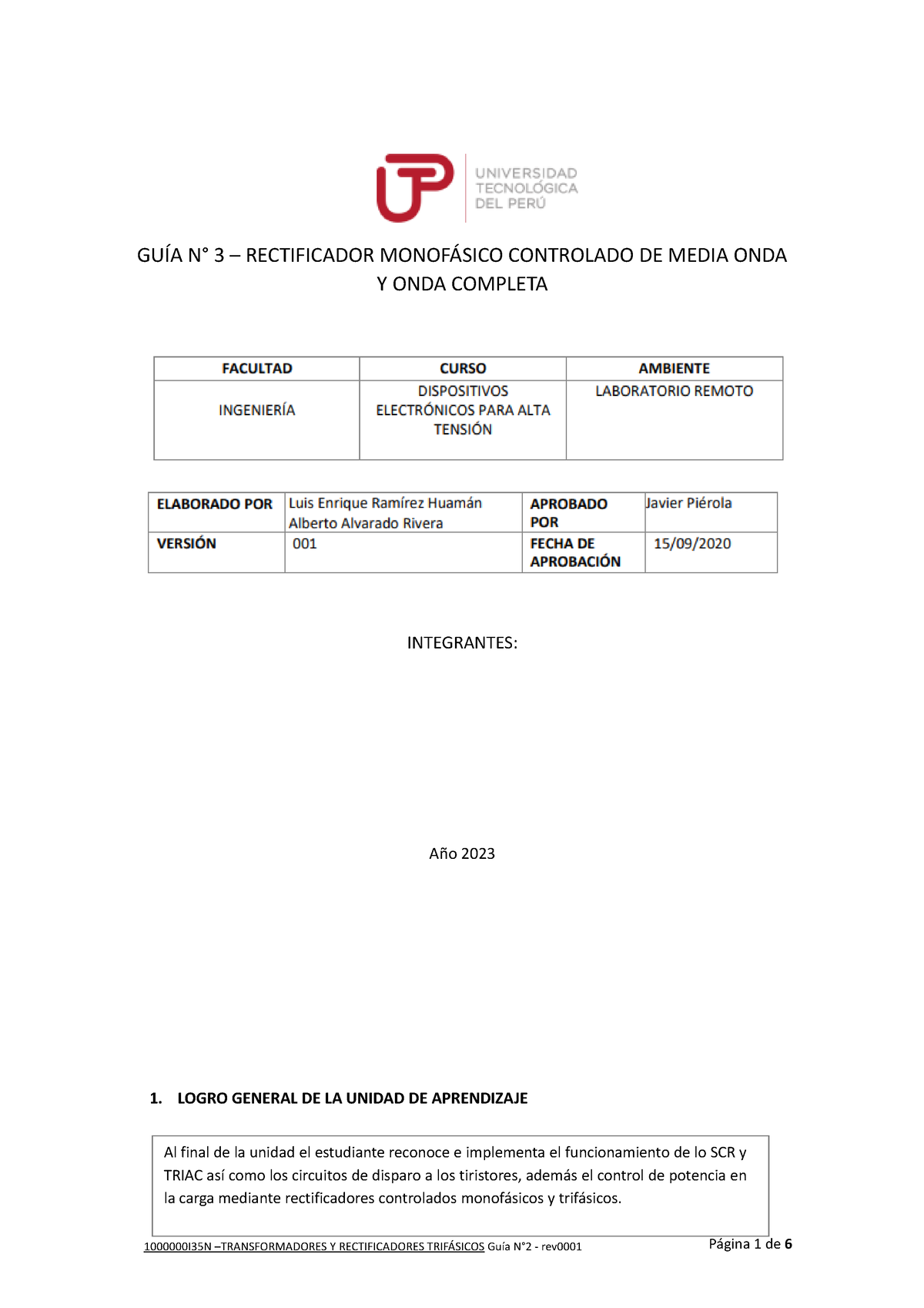 Lab Rectificadores Monof Sicos Controlados De Media Onda Y Onda