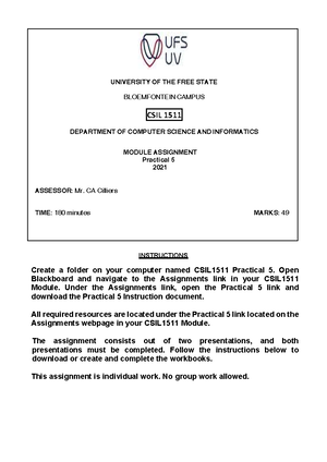 CSIL1521 Module Guide 2023(1) - CSIL Computer Literacy: Part 2 (NQF ...